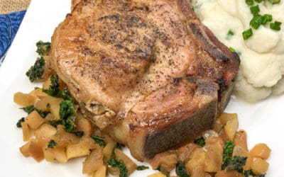 Apple and Rosemary Pork Chops