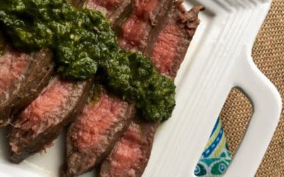Marinated Flank Steak with Chimichurri Sauce